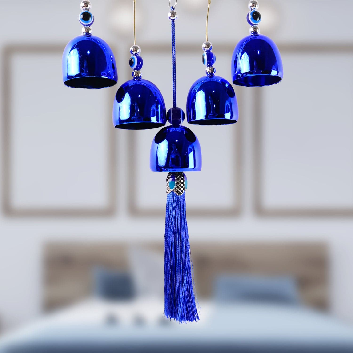 Decorative Om Evil Eye Wind Chime Wall Hanging 1 Pc thumbnail 9