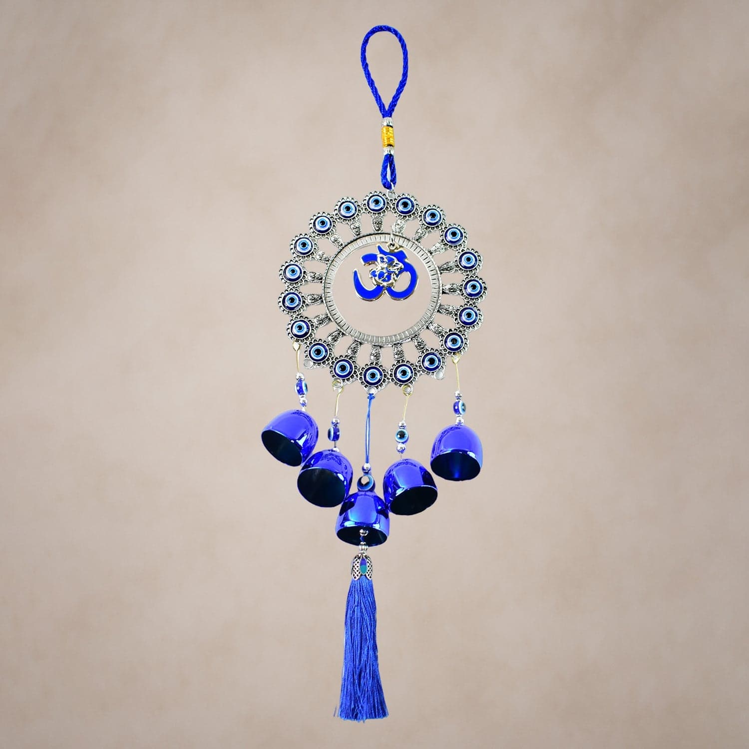 Decorative Om Evil Eye Wind Chime Wall Hanging 1 Pc thumbnail 10