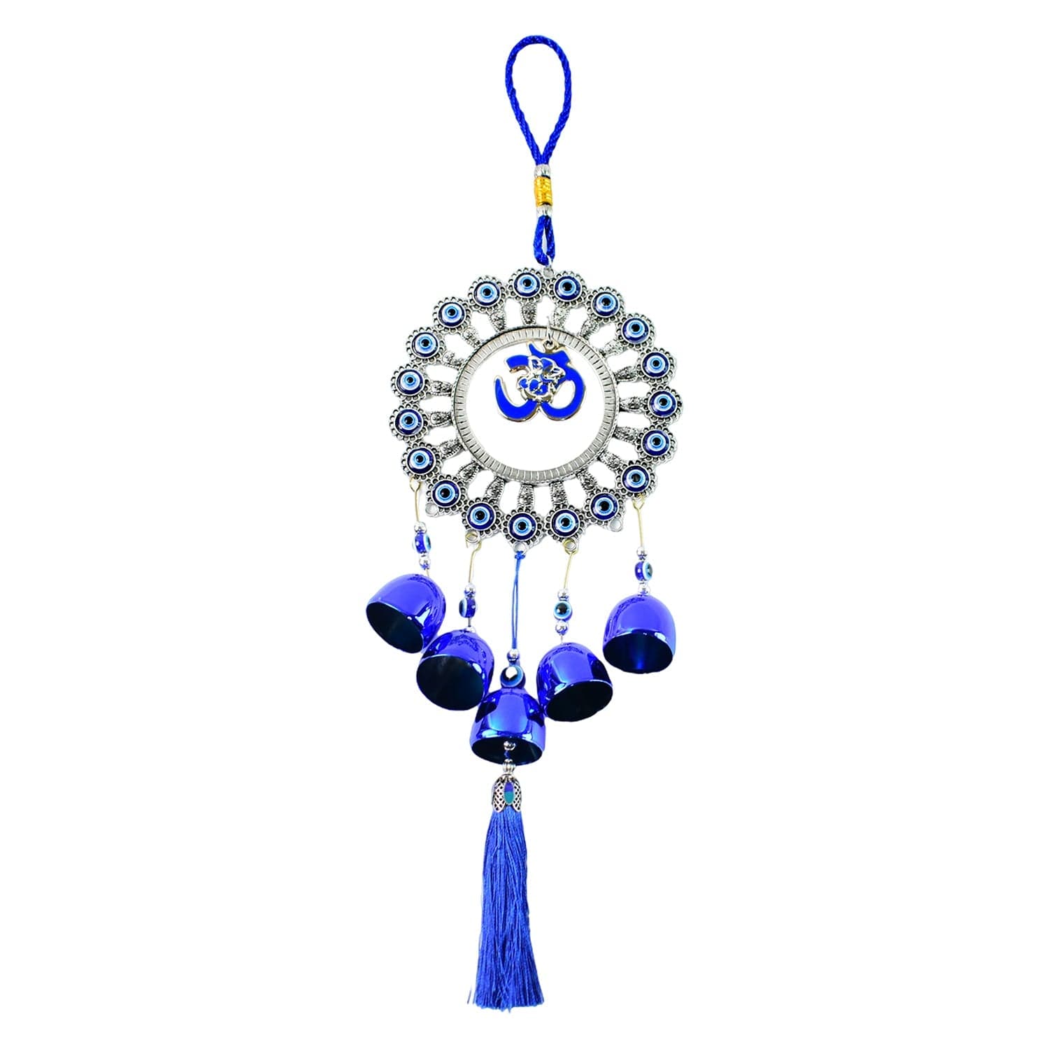 Decorative Om Evil Eye Wind Chime Wall Hanging 1 Pc thumbnail 4