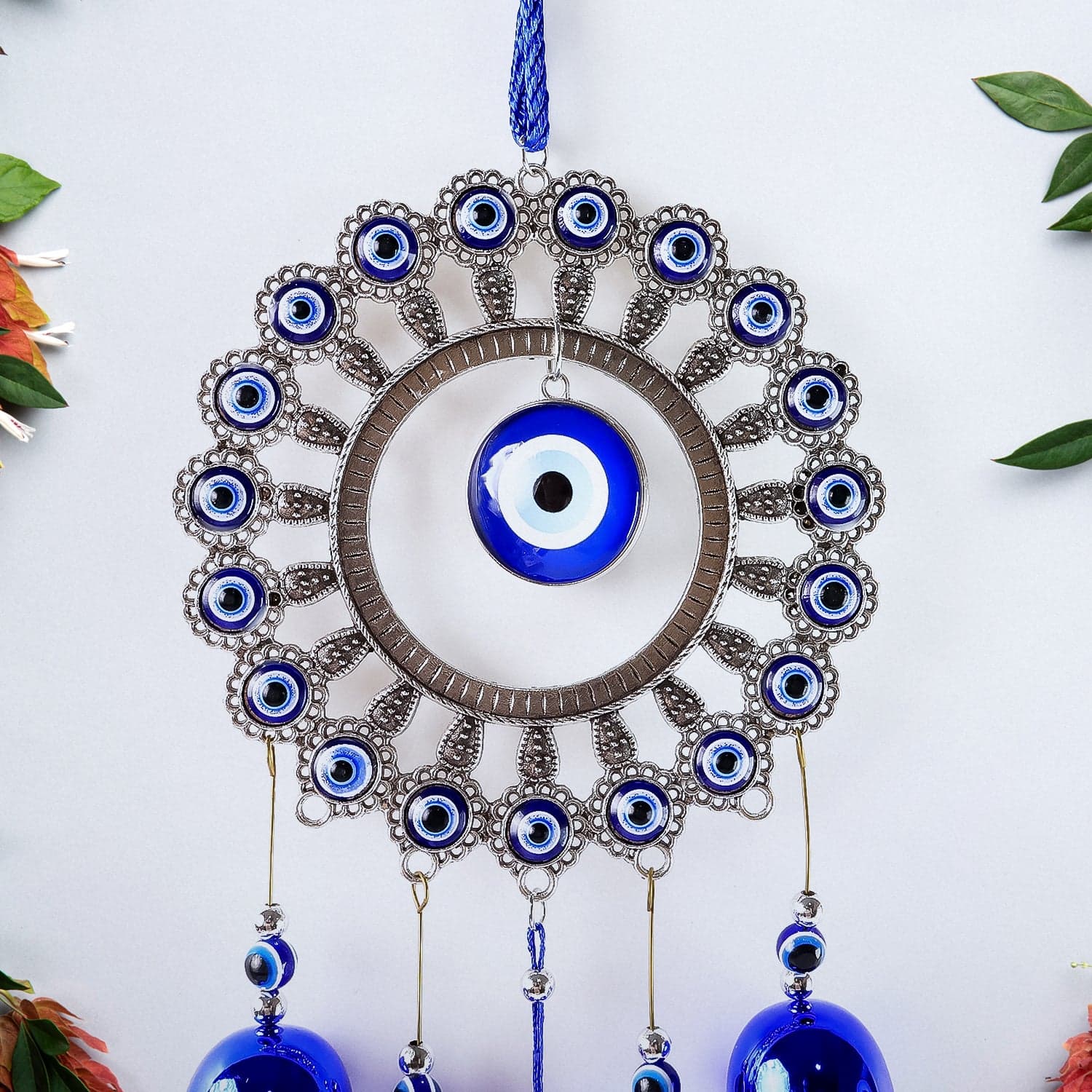 Decorative Om Evil Eye Wind Chime Wall Hanging 1 Pc thumbnail 7
