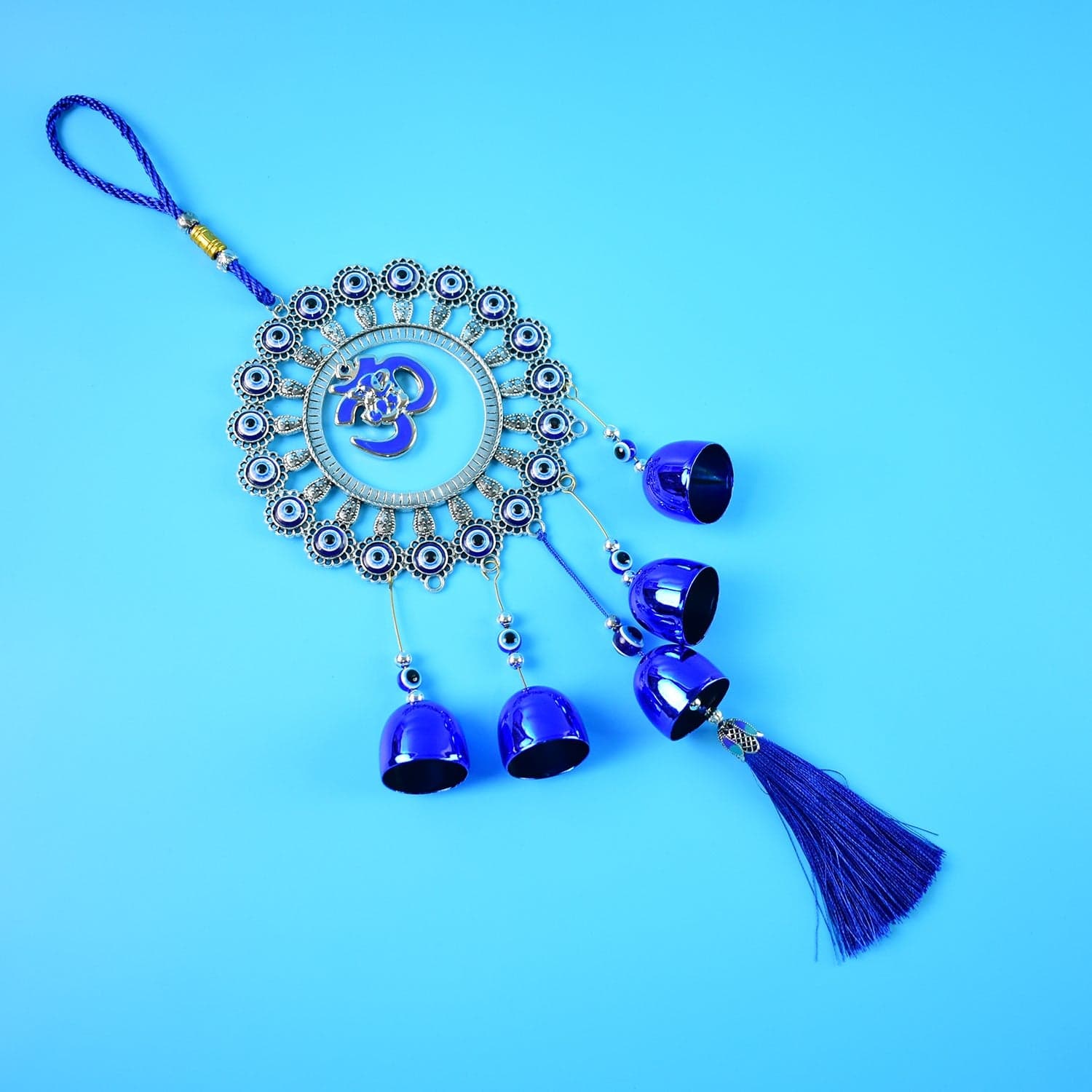 Decorative Om Evil Eye Wind Chime Wall Hanging 1 Pc thumbnail 8