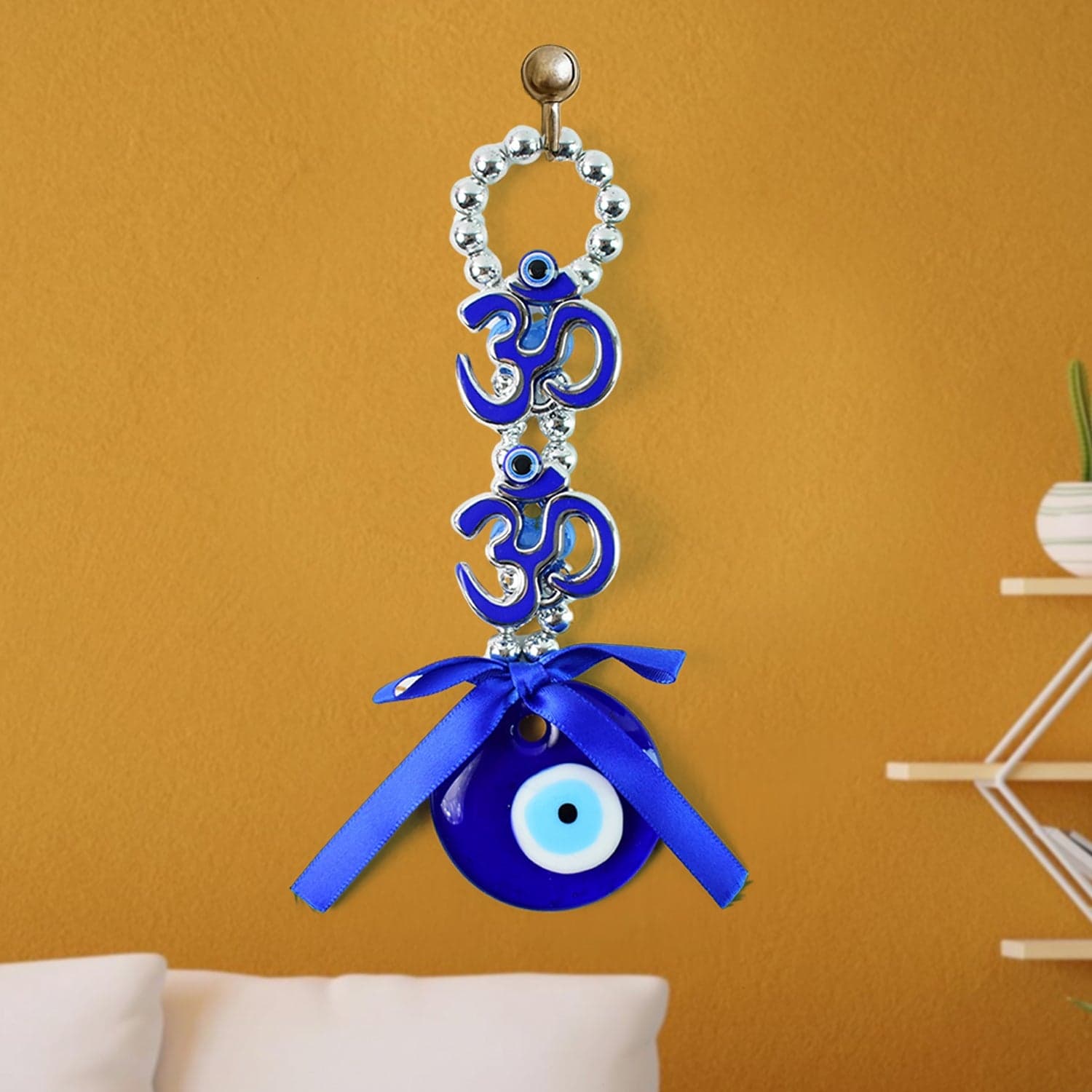 Decorative Double Om Symbol Evil Eye Hanging 1 Pc thumbnail 2