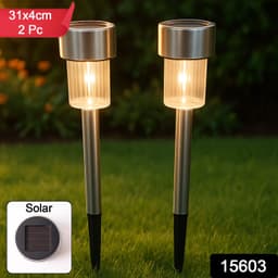 31X4Cm Solar Garden Lights 2Pc