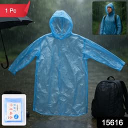 Lightweight Disposable Raincoat 1Pc