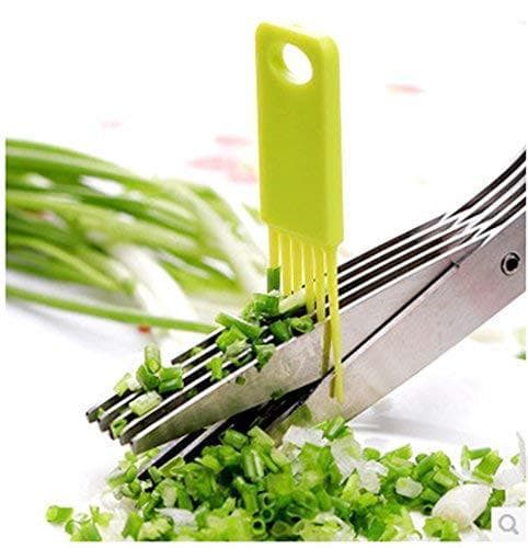 Stainless Steel 5-Blade Herb Scissors thumbnail 1