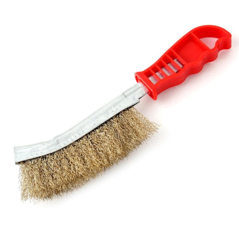 Stainless steel wire hand brush metal cleaner rust paint removing tool thumbnail 5
