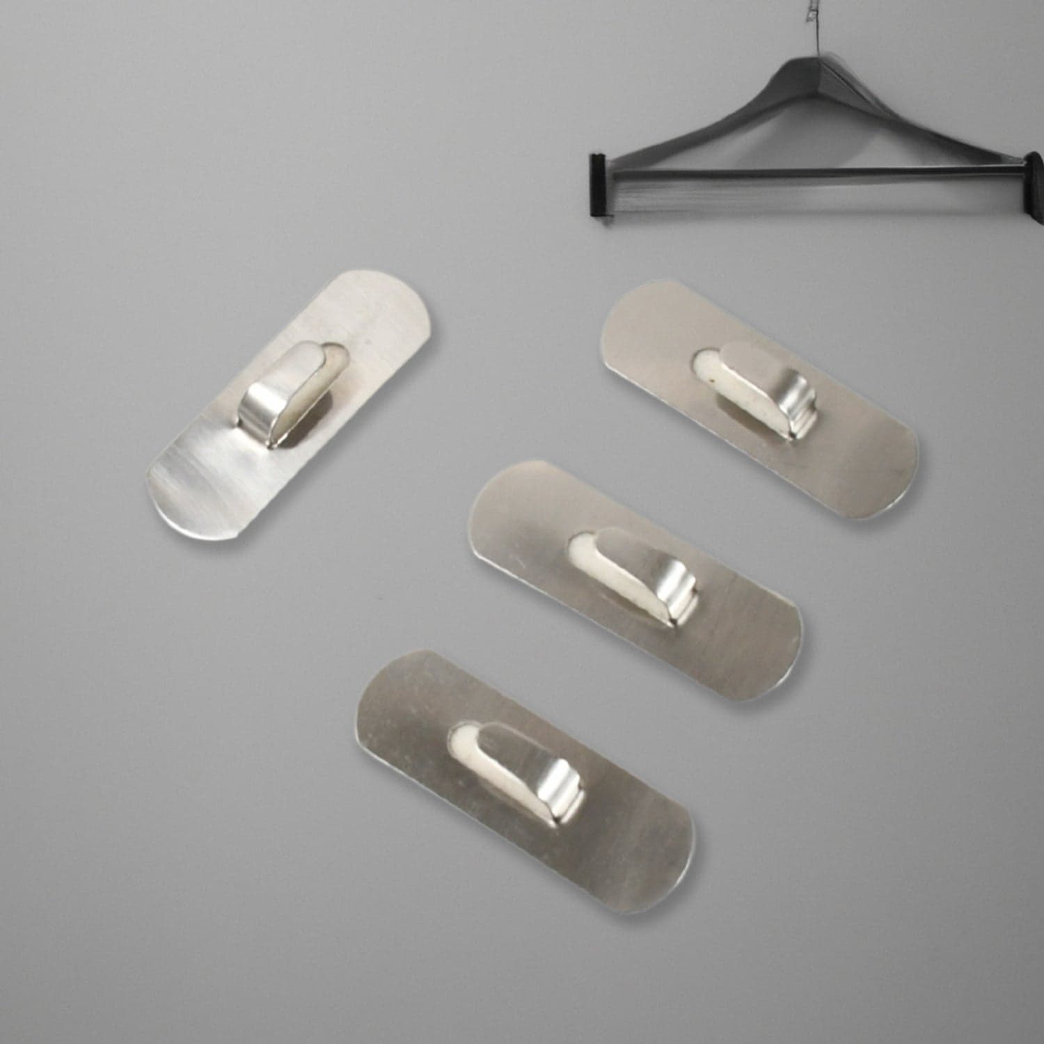 Self- Adhesive Hooks, Heavy Duty Wall Hooks Hangers Stainless Steel Waterproof Sticky Hooks For Hanging Robe Coat Towel Kitchen Bathroom And. ID-15725 thumbnail 3