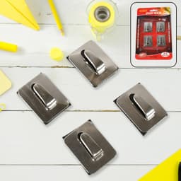 Self- Adhesive Hooks, Heavy Duty Wall Hooks Hangers Stainless Steel Waterproof Sticky Hooks For Hanging Robe Coat Towel Kitchen Bathroom And. ID-15726