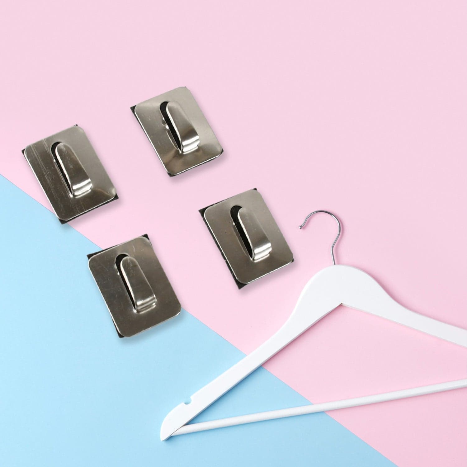 Self- Adhesive Hooks, Heavy Duty Wall Hooks Hangers Stainless Steel Waterproof Sticky Hooks For Hanging Robe Coat Towel Kitchen Bathroom And. ID-15726 thumbnail 5