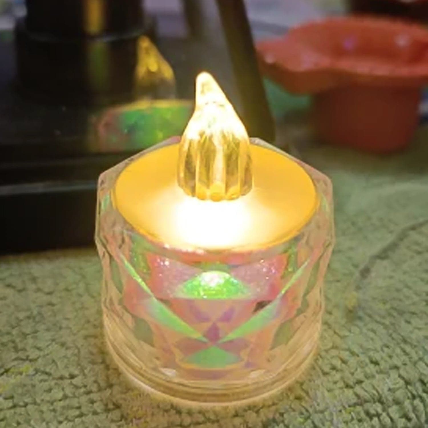 Festive Lighting for Any Occasion: 1 Pack LED Tealight Candles, Diwali thumbnail 6