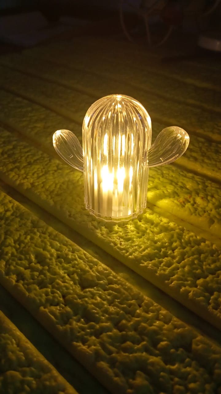 Cute Cactus LED Night Light (Cactus / 1 Pc) thumbnail 7