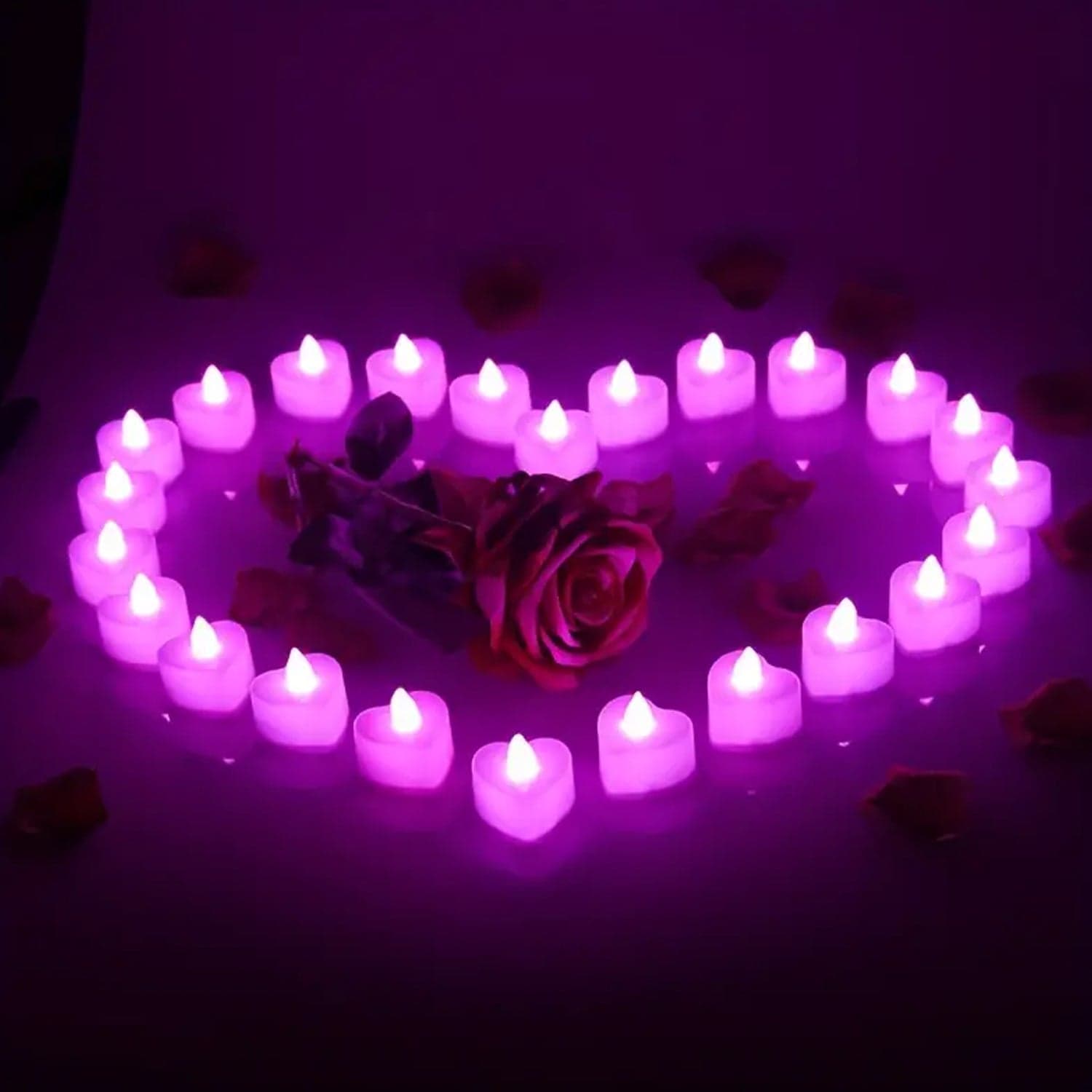 LED Tealights, Smokeless Plastic Decorative Candles, Diwali (Pack Of 1 / Multicolor) thumbnail 6