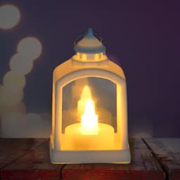 Smokeless Led Light Lantern Lamp, Diwali (1 Pc)