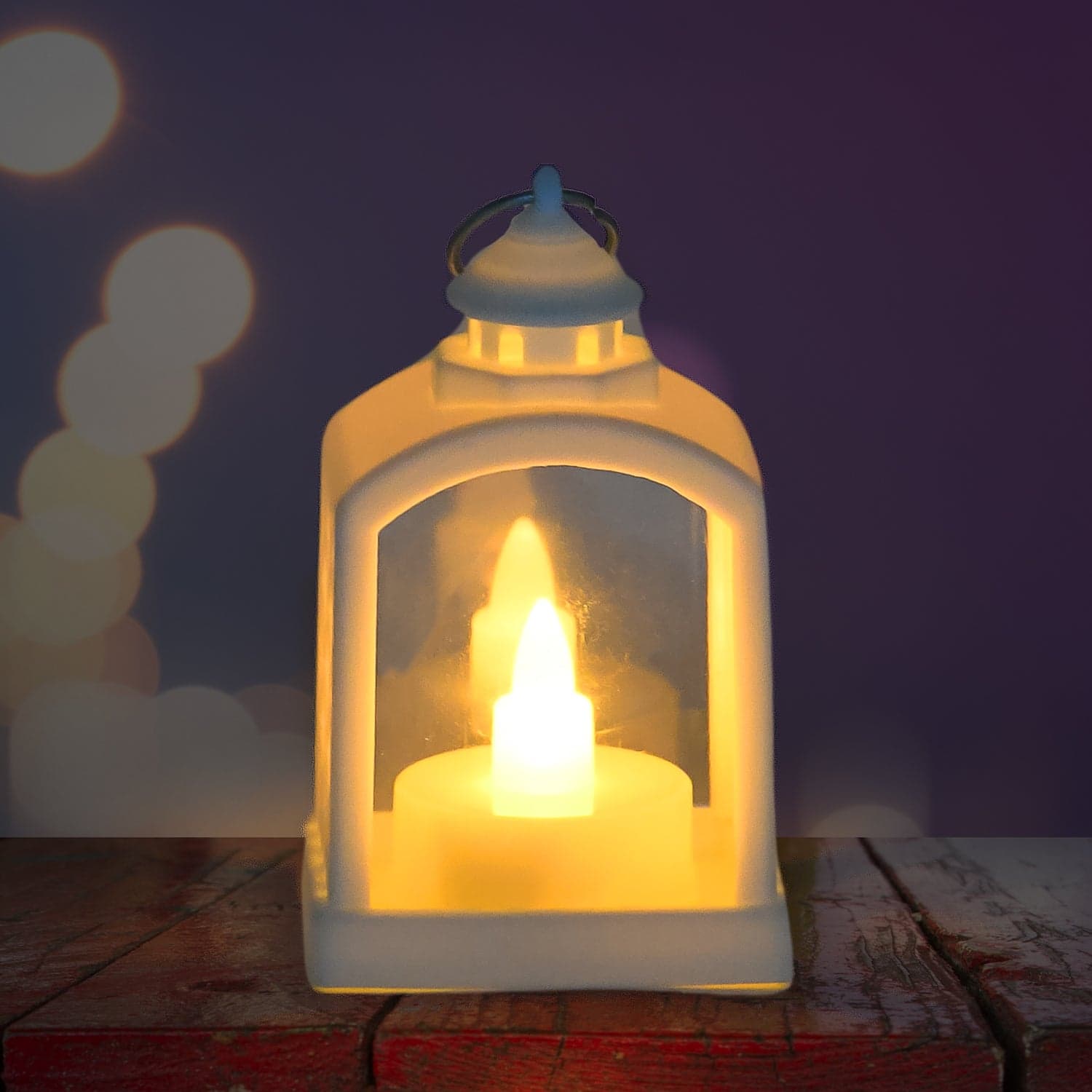 Smokeless Led Light Lantern Lamp, Diwali (1 Pc) thumbnail 1