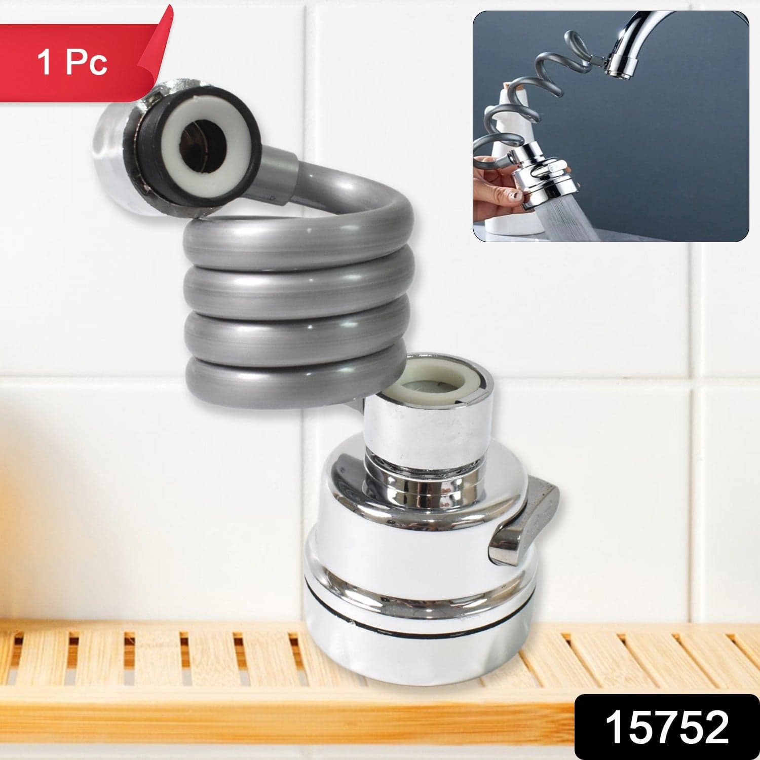 Water Faucet Extender Kitchen Faucet Sprayer Kitchen Sink Accessories Tools (1 Pc) thumbnail 2