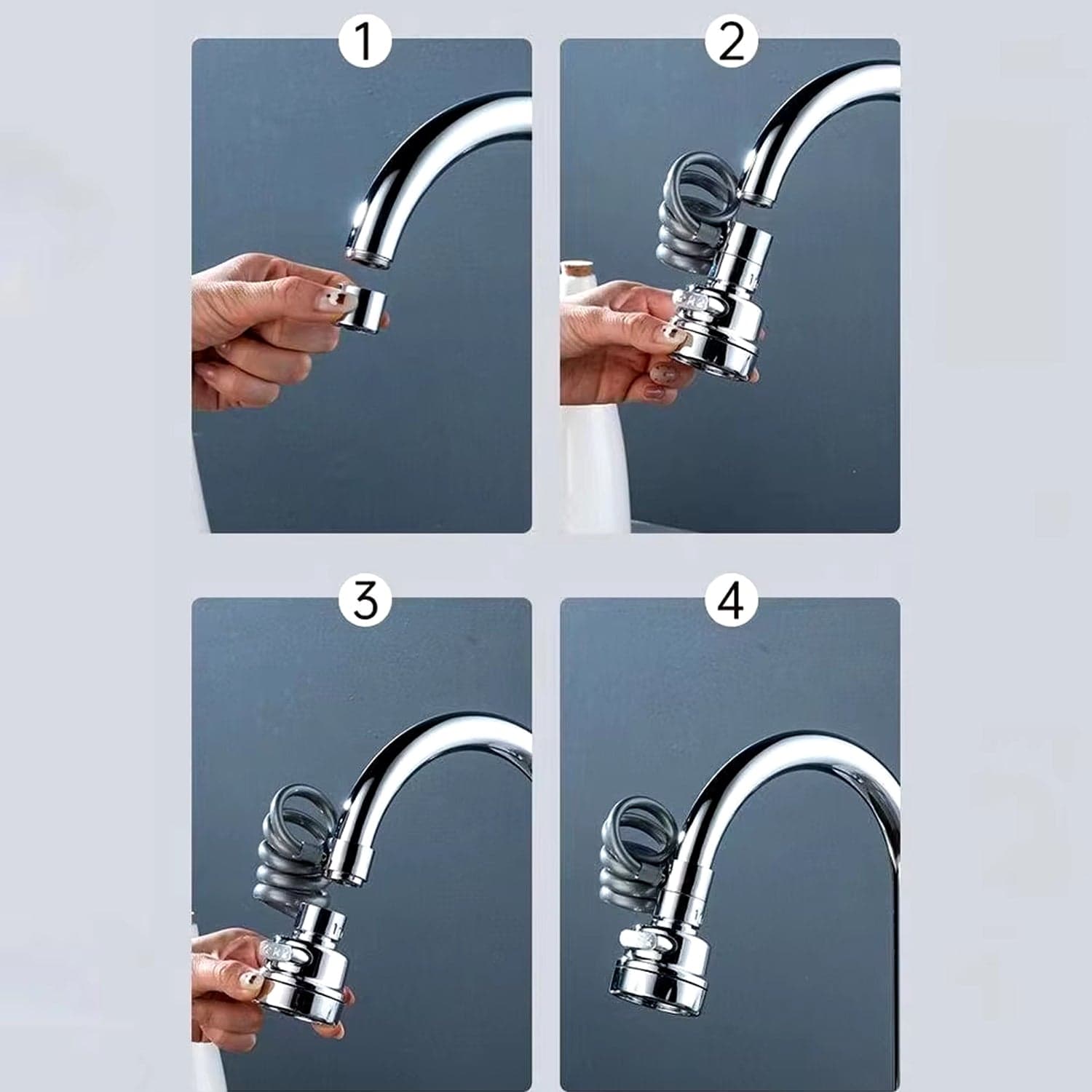 Water Faucet Extender Kitchen Faucet Sprayer Kitchen Sink Accessories Tools (1 Pc) thumbnail 6