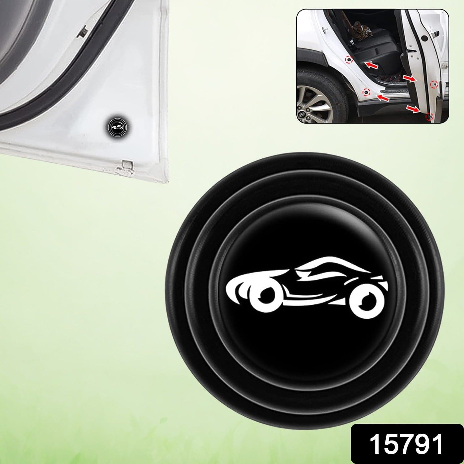 Car Door Shock Absorber Car Door Protection Sticker (1 Pc) thumbnail 2