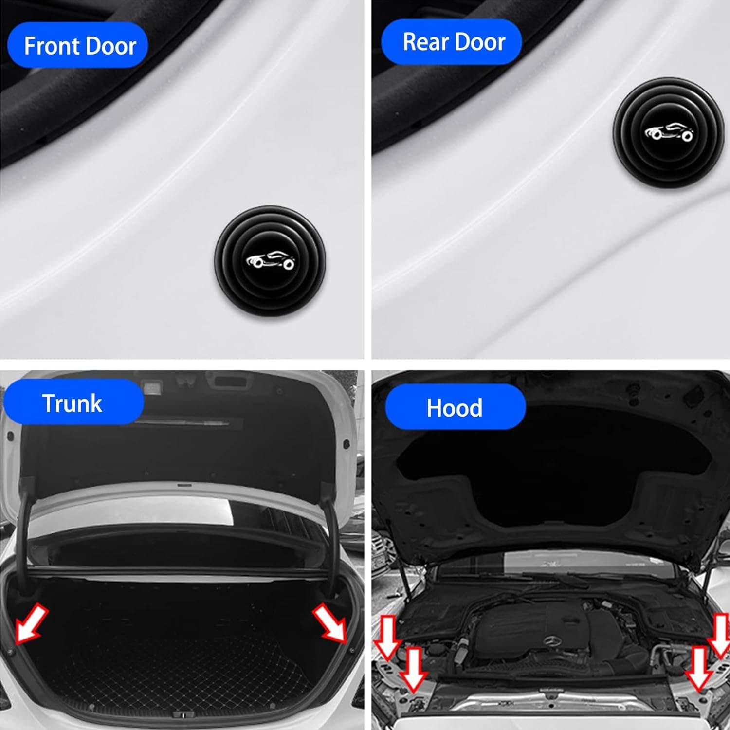 Car Door Shock Absorber Car Door Protection Sticker (1 Pc) thumbnail 4