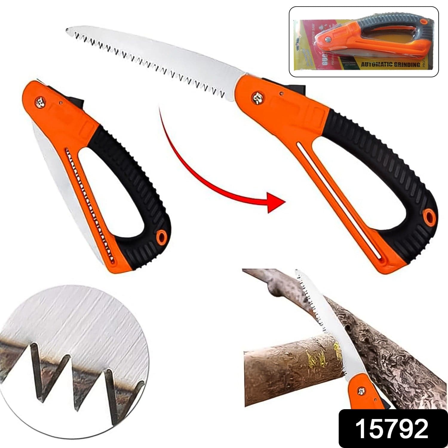 15 Inch Mini Pruning Folding Saw (1 Pc) thumbnail 2