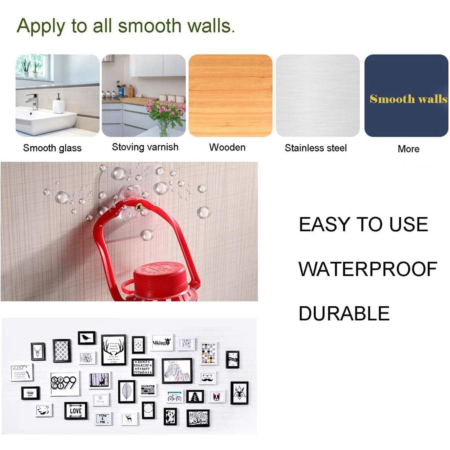 Self Adhesive Hooks Sticker | Screw Nut and Bolt Type (4 Pcs Set) thumbnail 6