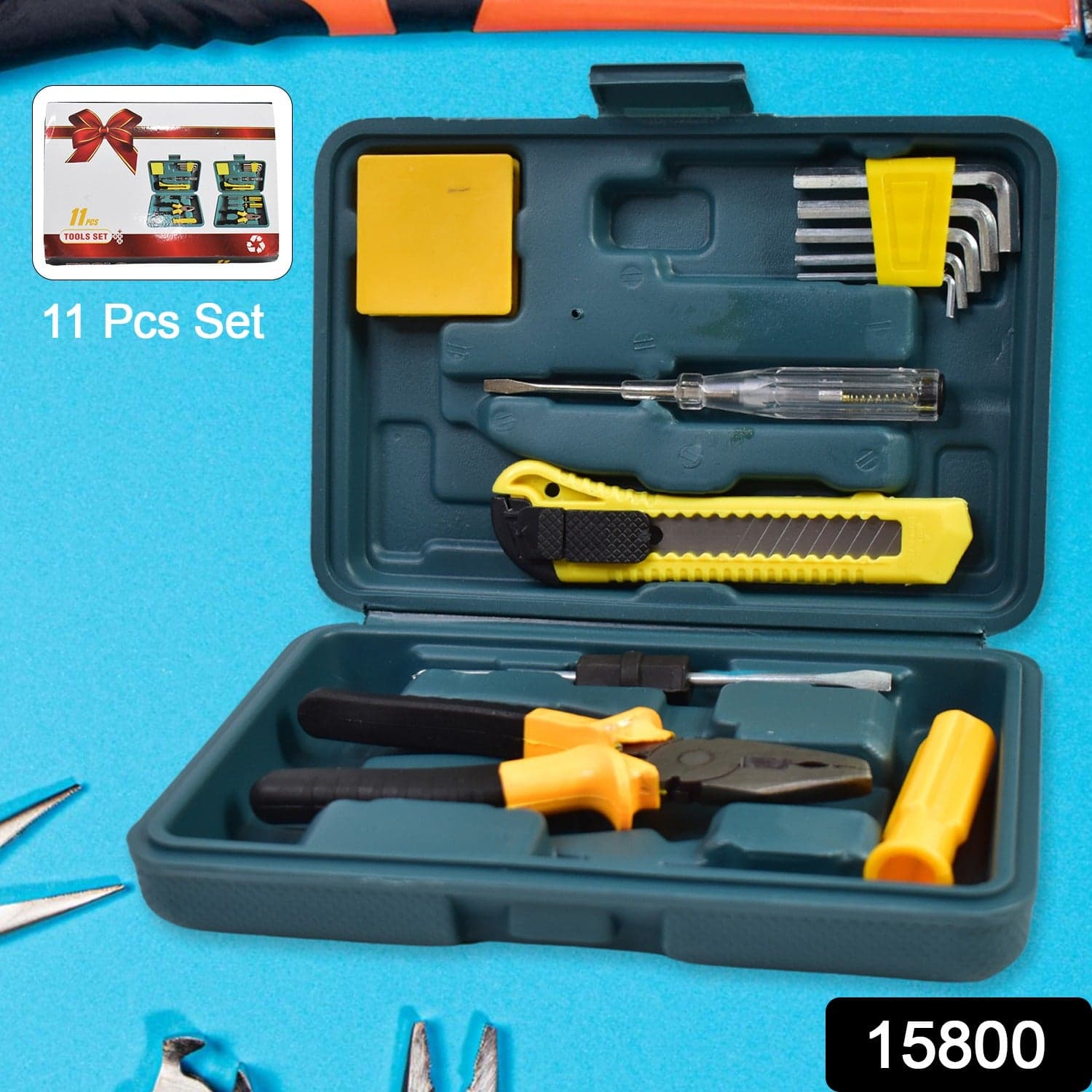 Multi Functional Hardware Tool Set (11 Pcs Set) thumbnail 2