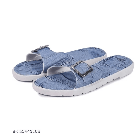 LifeO- Stylish Comfortable Slides Blue for Women & Girls thumbnail 2
