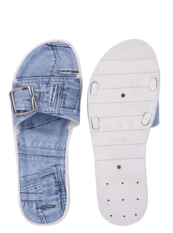 LifeO- Stylish Comfortable Slides Blue for Women & Girls thumbnail 4