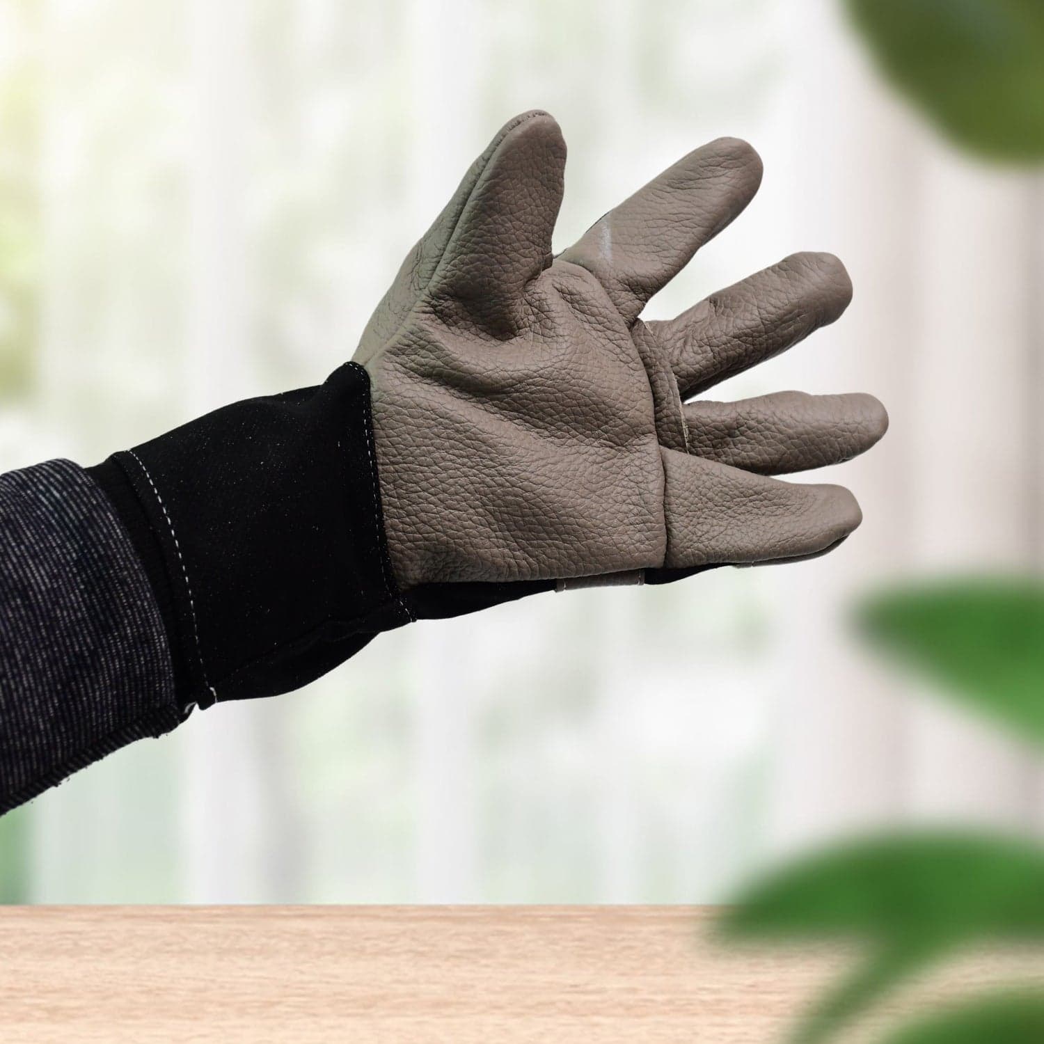 Gloves Gardening Gloves for Men Women Leather Gloves Heavy Duty Gloves (1 Pair) thumbnail 3