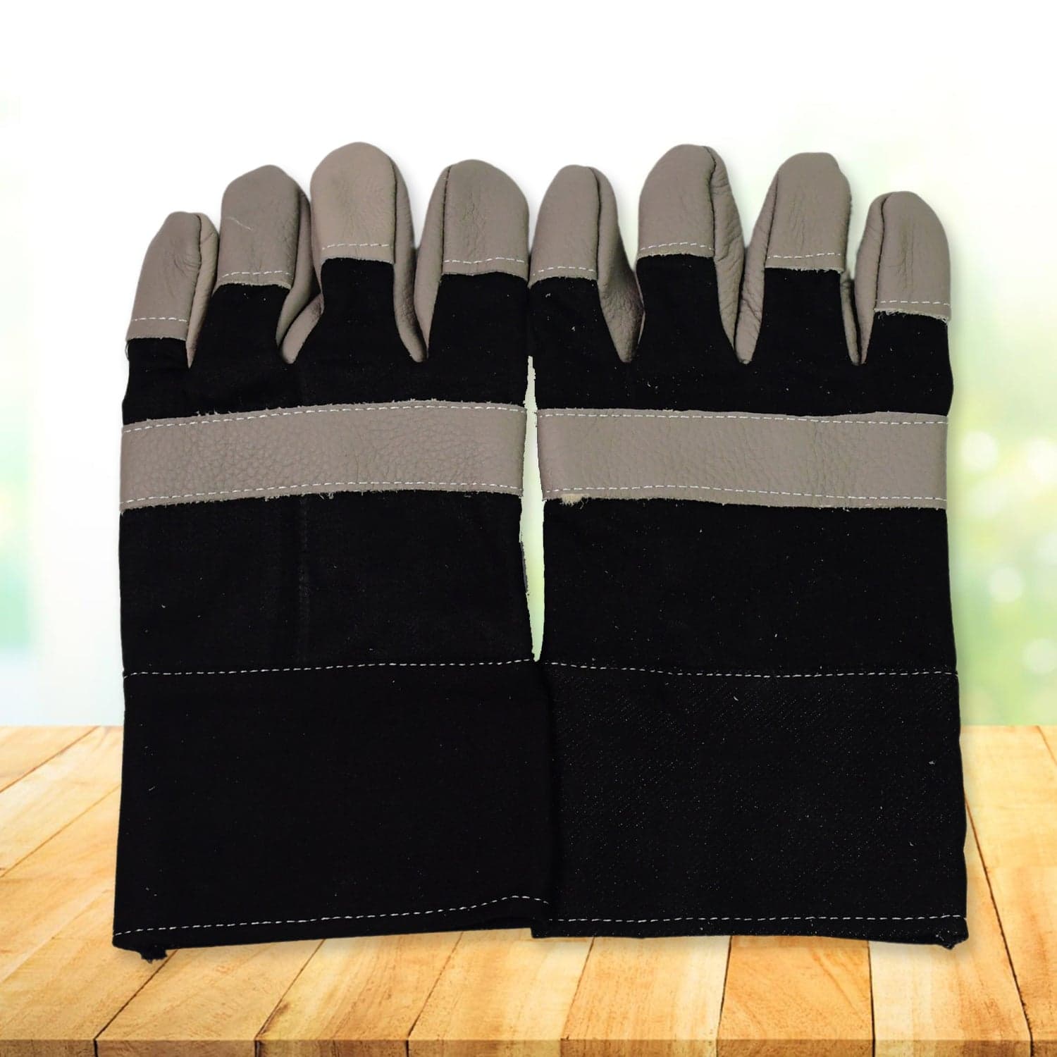Gloves Gardening Gloves for Men Women Leather Gloves Heavy Duty Gloves (1 Pair) thumbnail 4