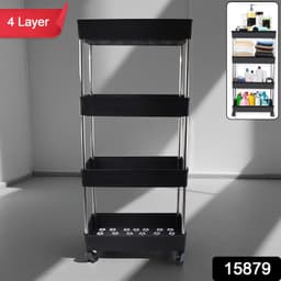 Movable Storage Rack Trolley