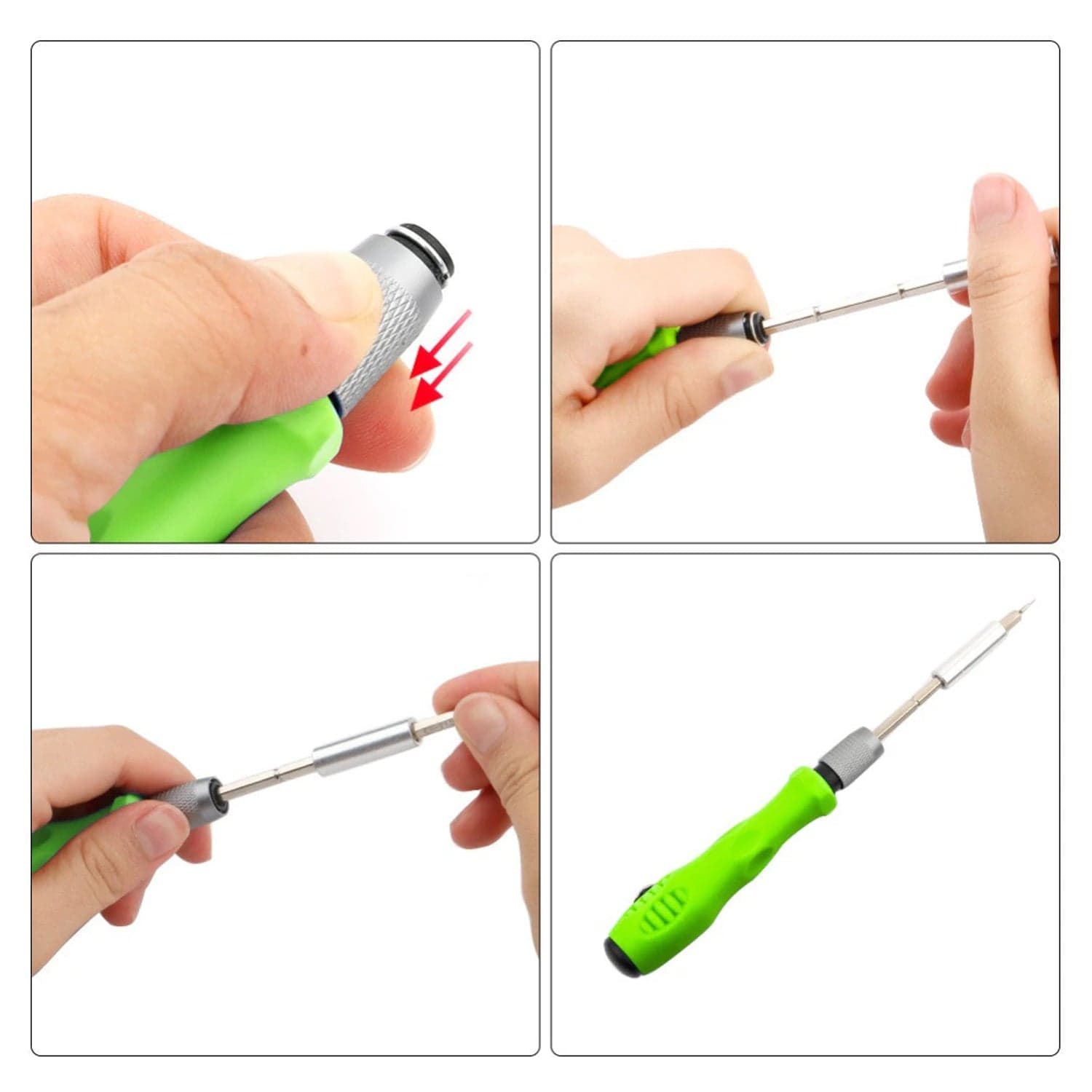32 In 1 Mini Screwdriver Bits Set With Magnetic Flexible Extension Rod For Home Appliance thumbnail 3