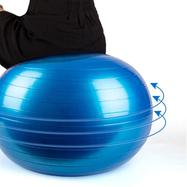 Anti-Burst Exercise Heavy Duty Gym Ball (Multicolour) (75Cm) thumbnail 4