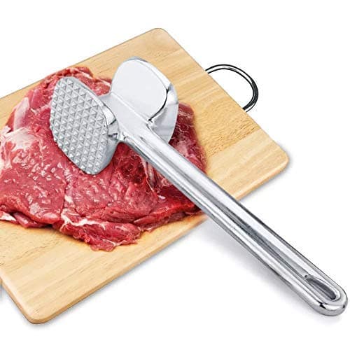 Double Sided Beef Steak Mallet (Aluminum): Meat Tenderizer Hammer thumbnail 3