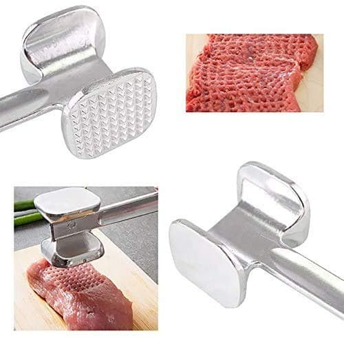 Double Sided Beef Steak Mallet (Aluminum): Meat Tenderizer Hammer thumbnail 5