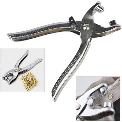 Grommet Rivets Eyelet Setting Pliers Tool thumbnail 1