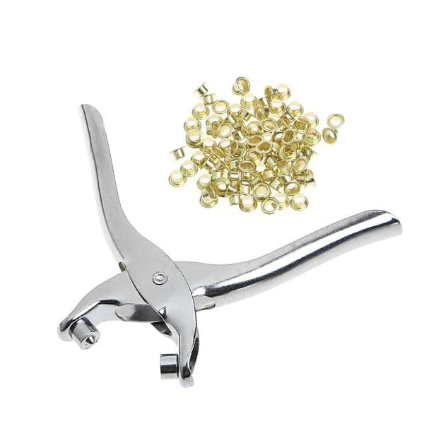 Grommet Rivets Eyelet Setting Pliers Tool thumbnail 4