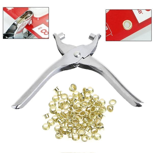 Grommet Rivets Eyelet Setting Pliers Tool thumbnail 6