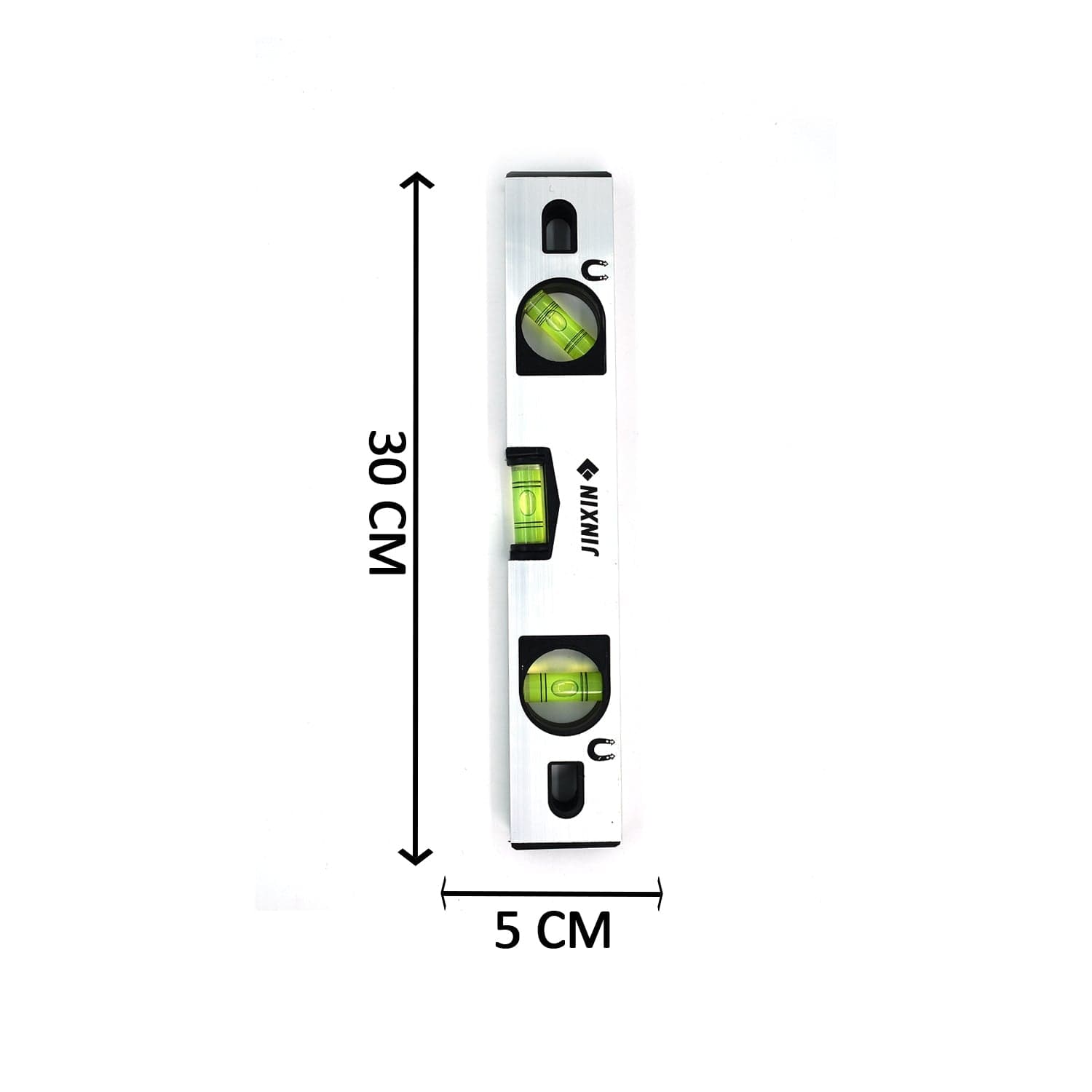 30 cm Aluminum Alloy Magnetic Torpedo Level Metric Rulers thumbnail 5
