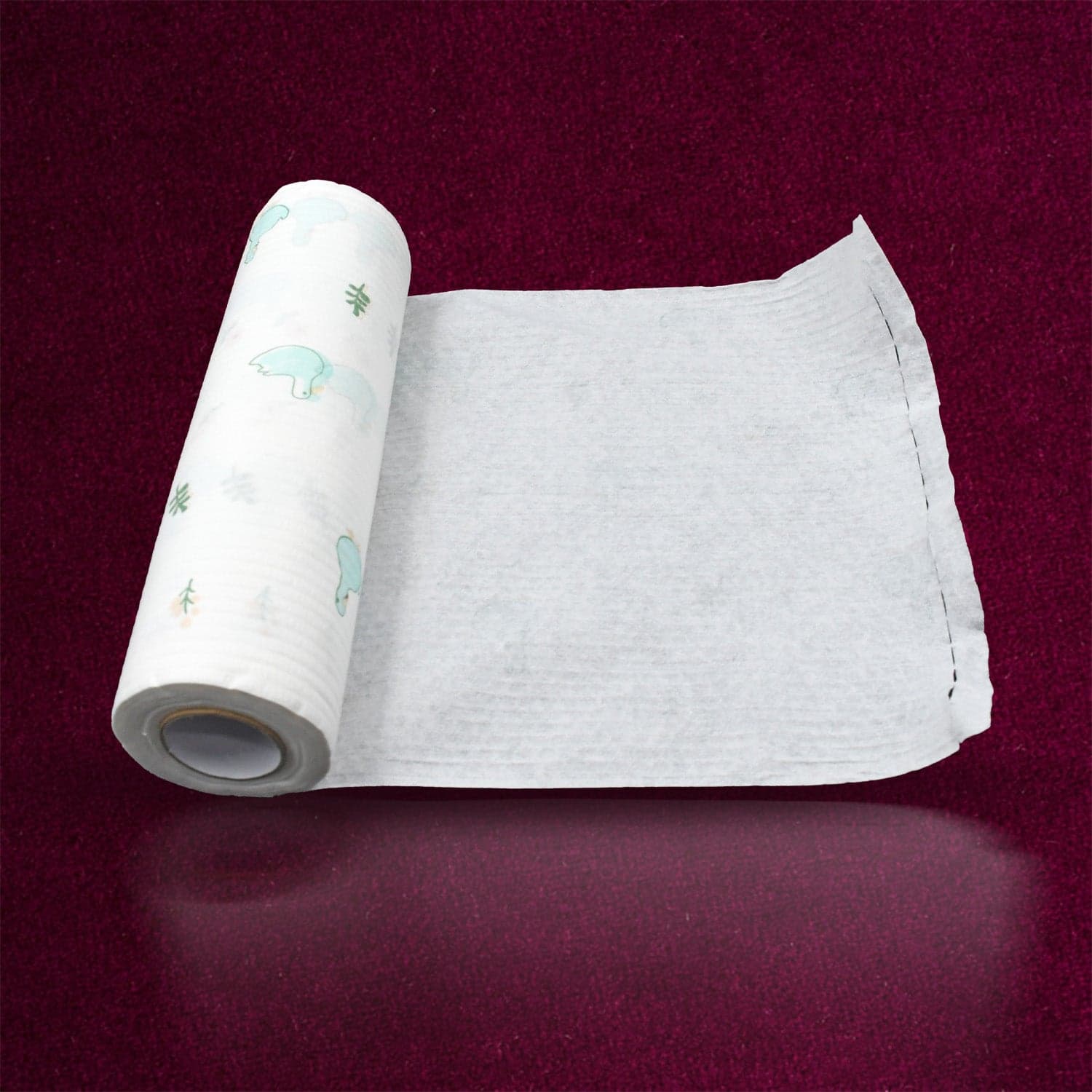 Non Woven Reusable And Washable Kitchen Printed Tissue Roll 45 Sheets thumbnail 5