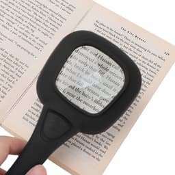 Handheld LED Magnifying Glass of 6 Lighted Magnifier for Reading & Inspection