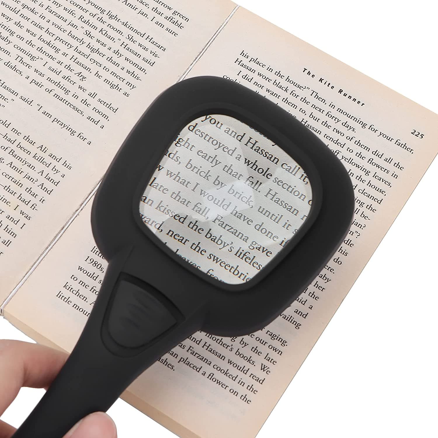 Handheld LED Magnifying Glass of 6 Lighted Magnifier for Reading & Inspection thumbnail 1