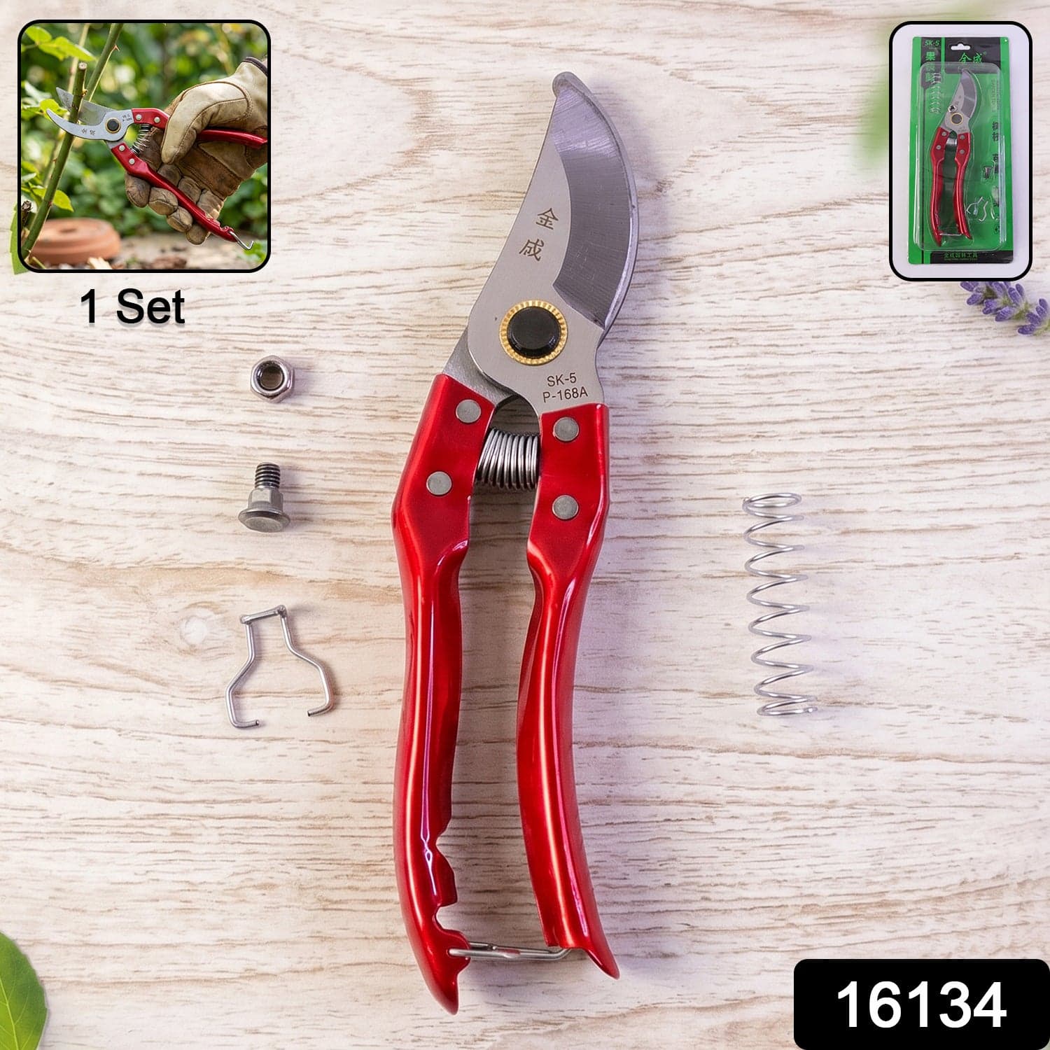 Garden Pruning Shears the Precise Bypass Secateurs for Plants thumbnail 2