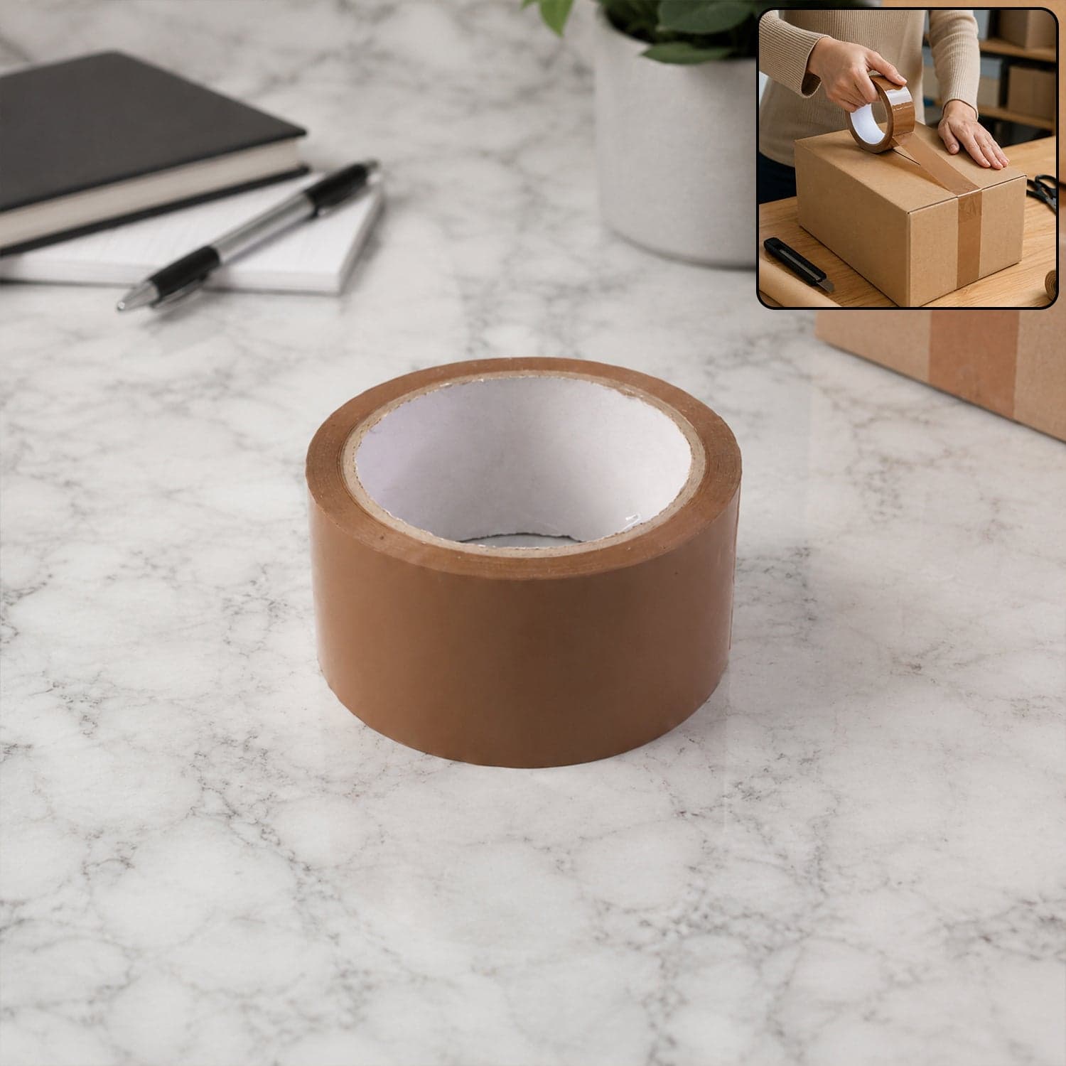 Brown Cello Tape the Durable Packing & Shipping Solution thumbnail 3