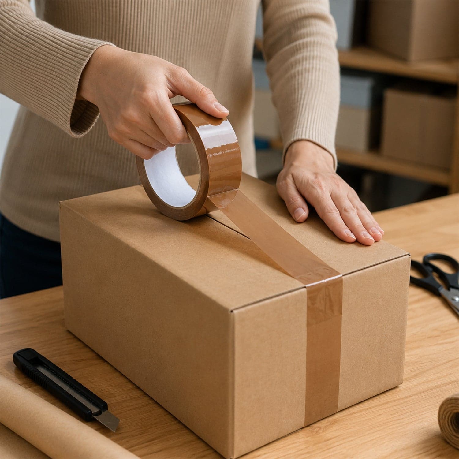 Brown Cello Tape the Durable Packing & Shipping Solution thumbnail 4