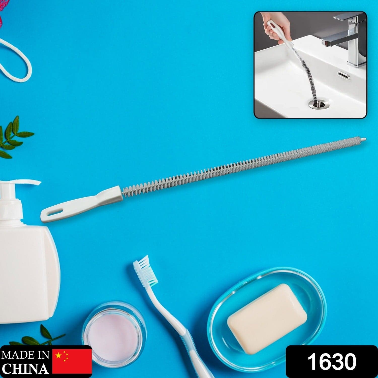 One Tool for All Drains! Kitchen, Sink, Shower Clog Remover (47cm) thumbnail 2