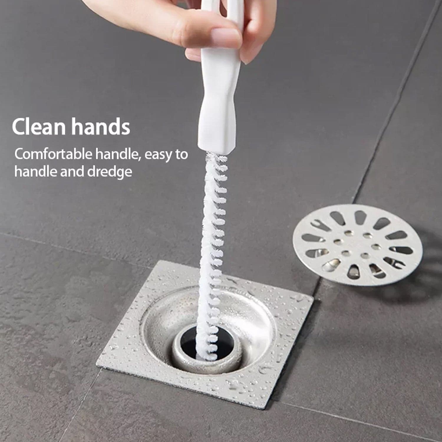One Tool for All Drains! Kitchen, Sink, Shower Clog Remover (47cm) thumbnail 3