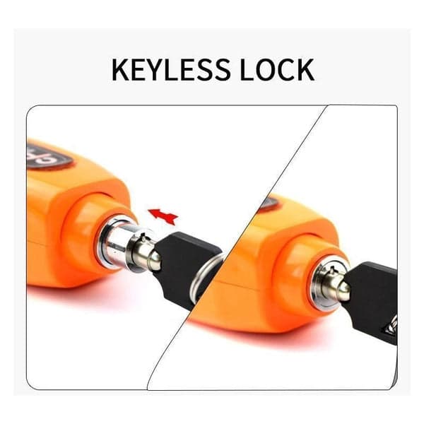 Heavy Duty Bike Brake Lock - Secure Locking System with Handlebar and Brake Lever Grip thumbnail 5