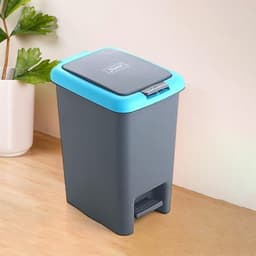 Apex Plastic Push N Pedal Dust Bin