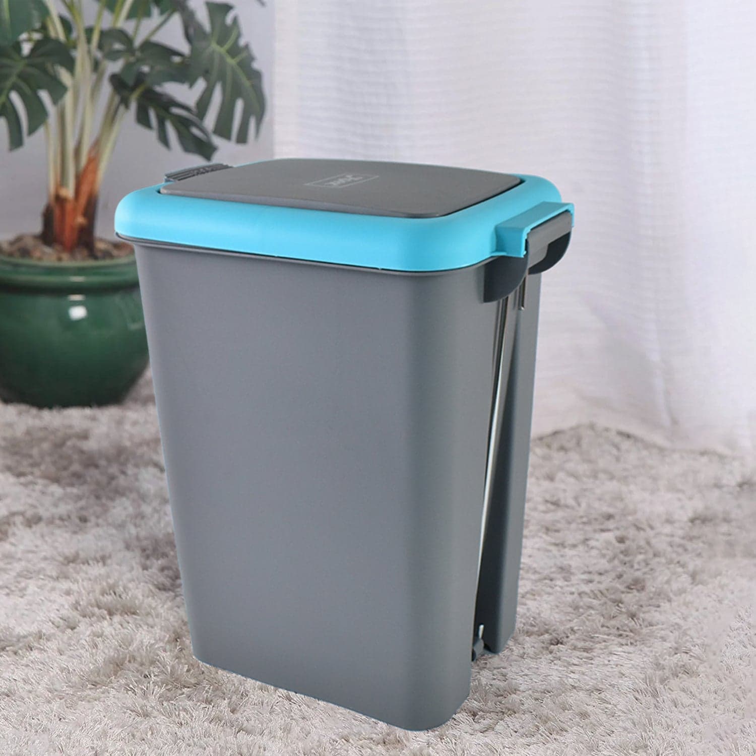 Apex Plastic Push N Pedal Dust Bin thumbnail 3