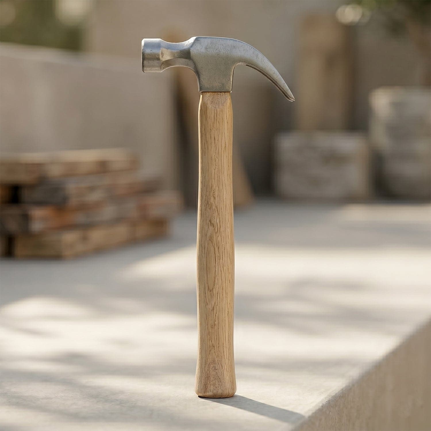Wooden Handle Claw Hammer the Durable Steel Head for Carpentry thumbnail 8